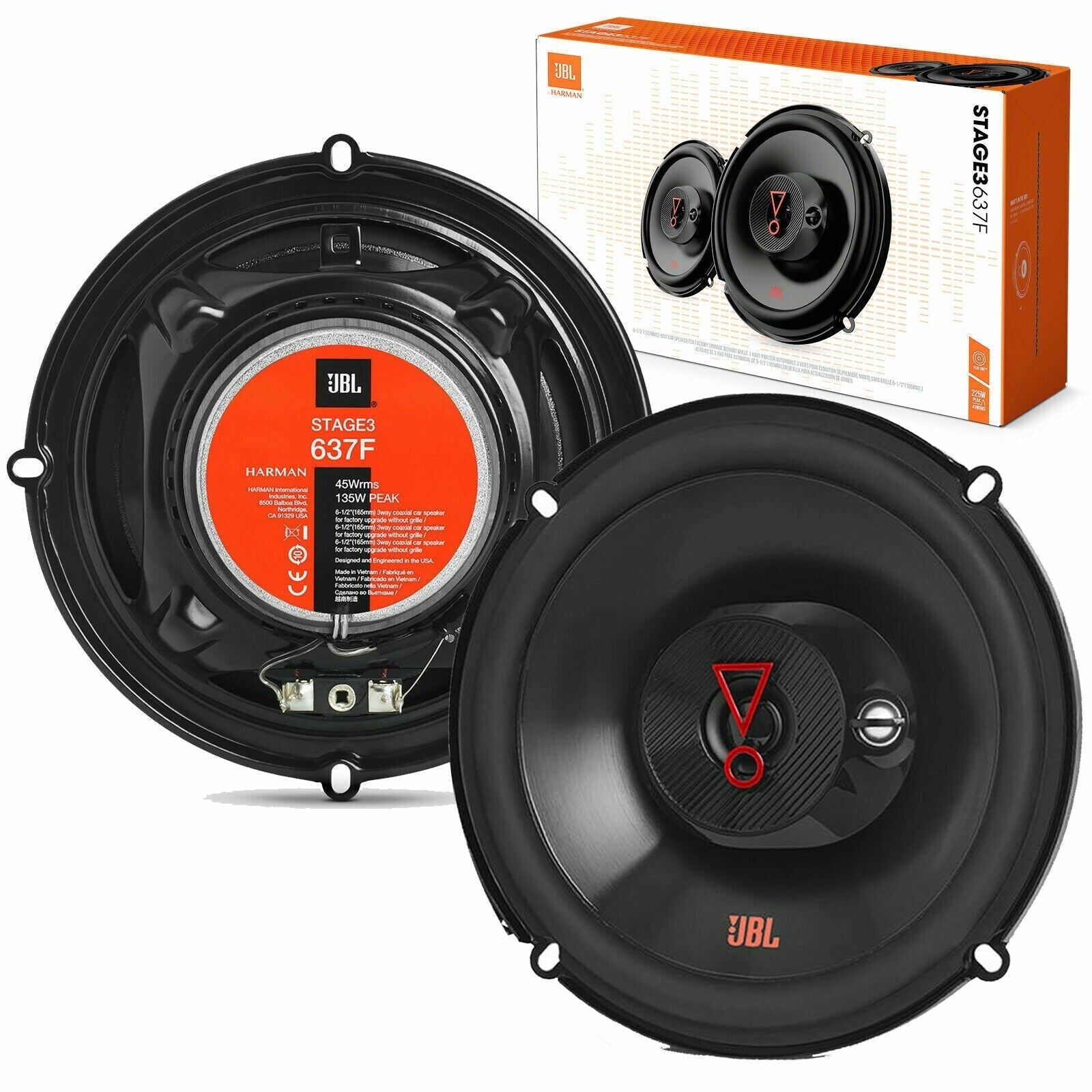 JBL STAGE3 637F SPEAKER 135W/45W Al Bathaa Car Accessories