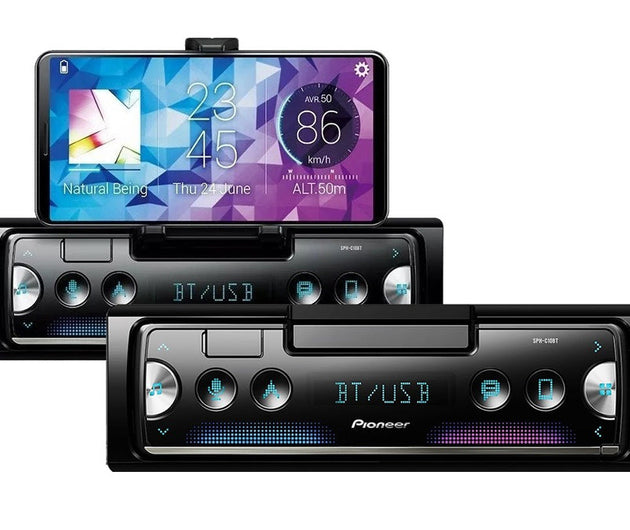 Pioneer SPHC10BT Digital Media Receiver USB Bluetooth MP3 Smartphone App Sync No CD Slot Al Bathaa Car Accessories