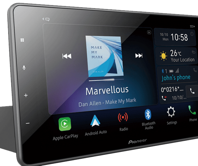 Pioneer DMH-ZF8550BT 9in 1024x600 WSVGA CarPlay Wireless Al Bathaa Car Accessories