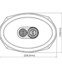 JBL CLUB 9630 SPEAKER240/80W Al Bathaa Car Accessories